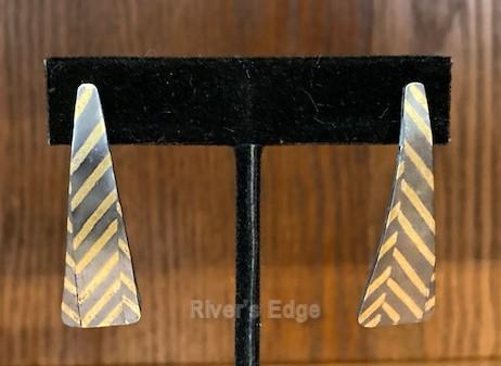 24k Gold SS Earrings by Bateman